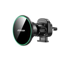 Joyroom JR-ZS412 čierna / bezdrôtová magnetická nabíjačka do auta / 15W / do ventilačnej mriežky