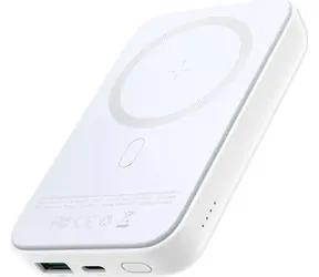 Joyroom JR-W020 biela / Powerbanka / 10000mAh / 20W / 1x USB-A + 1x USB-C + bezdrôtové nabíjanie 