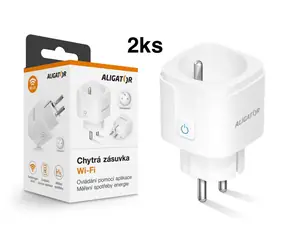 Aligator SADA Chytrých zásuviek Wi-Fi - 2ks