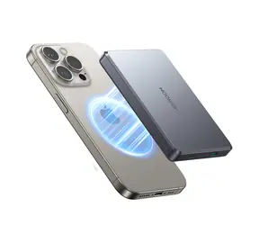 Joyroom JR-PBM08 sivá / Powerbanka / 10000mAh / 20W / 1x Lightning + 1x USB-C + bezdrôtové nabíjanie