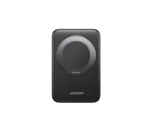 Joyroom JR-PBM12 čierna / Powerbanka / 10000mAh / 22.5W / 1x USB-A + 1x USB-C + bezdrôtové nabíjanie / stojanček