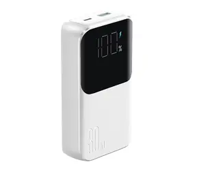 Joyroom JR-PBC06 biela / Powerbanka / 10000mAh / 30W / 1x USB-A + 1x USB-C / káble USB-C & Lightning