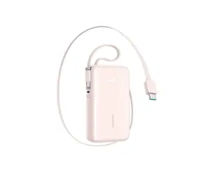 Joyroom JR-PR2L ružová / Powerbanka / 10000mAh / 35W / 1x USB-C / 2 káble USB-C 