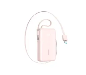 Joyroom JR-PR2L ružová / Powerbanka / 10000mAh / 35W / 1x USB-C / 1x USB-C & 1x Lightning kábel