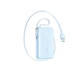 Joyroom JR-PR2L modrá / Powerbanka / 10000mAh / 35W / 1x USB-C / 1x USB-C & 1x Lightning kábel