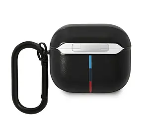 BMW Kryt pre AirPods 3.generácia kožený, zakrivený, s logom čierna