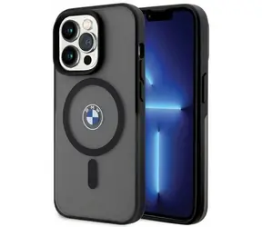 BMW Signature MagSafe Zadný kryt pre iPhone 14 Pro Max čierna