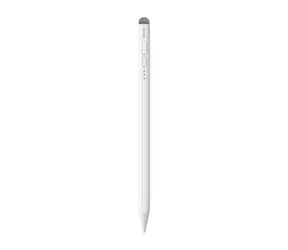 Rozbalené - Baseus Stylus Smooth Writing 2 s LED indikátormi stavu batérie (aktívne + pasívne) biela / rozbalené