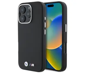 BMW Zadný kryt kovový s kevlerovým obalom Edition pre iPhone 16 Pro Max čierna