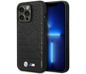 BMW Zadný kryt Bi Pattern pre iPhone 14 Pro 6.1 čierna