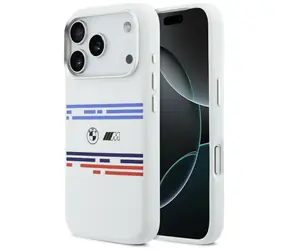 BMW Zadný kryt Horizontal Line MagSafe pre iPhone 17 Pre biela