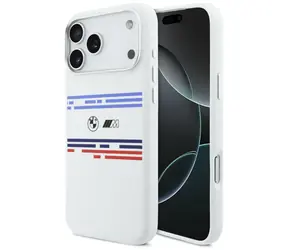 BMW Zadný kryt Horizontal Line MagSafe pre iPhone 17 Pro Max biela