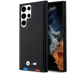 BMW Zadný kryt s trojfarebnou pečaťou pre Samsung Galaxy s23 Ultra čierna
