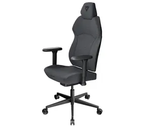 ThunderX3 SOLO 360 - Loft Air tmavo šedá / herná stolička / ergonomické / pojazdové kolieska / nosnosť 125 kg 
