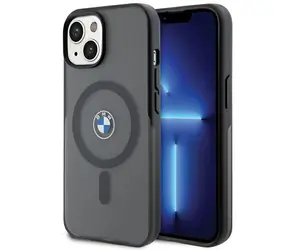 BMW Zadný kryt IML Signature MagSafe pre iPhone 15 PLUS / 14 PLUS čierna