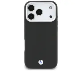 BMW Zadný kryt s kovovým logom MagSafe pre iPhone 17 Pro čierna