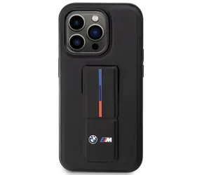 BMW Zadný kryt pevné púzdro Grip Hot Stamp pre iPhone 14 Pro Max čierna