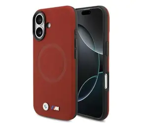 BMW Zadný kryt kovový s logom MagSafe pre iPhone 17 červená