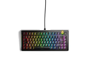 Rozbalené - Glorious GMMK 3 Pro HE 75% - Fox HE (ISO UK) čierna/herné 75% TKL/USB-C/ISO (UK) layout / Fox HE / RGB / 1.4m / rozbalené