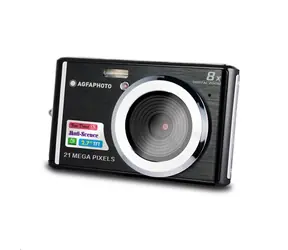 Agfa Compact DC 5200 čierna / 2.7" LCD / 21 Mpix CMOS / 8x digitálny zoom / SD