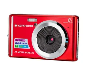 Agfa Compact DC 5200 červená / 2.7" LCD / 21 Mpix CMOS / 8x digitálny zoom / SD