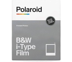Polaroid Originals i-Type B&amp;W / Fotopapier 8 listov / rozmer 10,7 x 8,8 cm / lesklý / určený pre instantné fotoaparáty