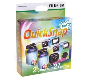 Fujifilm Quicksnap Flash 27 2ks / Jednorazový fotoaparát / blesk / 27 snímok / ISO 400