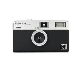 Kodak EKTAR H35 čierna / Fotoaparát na film / 35mm film / blesk