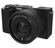 Rollei Compactline 10x Flip Screen čierna / 64Mpix / 10x zoom / Vyklápací 2.88 LCD / 4K video / microSD