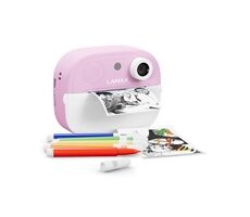 Lamax InstaKid2 Play ružová / detský fotoaparát / 2.0" displej / Micro SD / MP3 / USB-C / hry