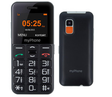 myPhone HALO Easy čierna / 1.77 "/ FM / 0.3MP / micorSD / SOS funkcie