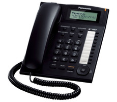 Panasonic KX-TS880FXB čierna / jednolinkový telefón / displej / CLIP