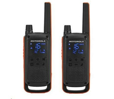 Motorola TLKR T82 / 2x vysielačka / LCD / dosah 10km / 16 kanálov + 121 kódov