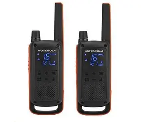 Motorola TLKR T82 / 2x vysielačka / LCD / dosah 10km / 16 kanálov + 121 kódov