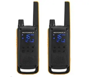 Motorola TLKR T82 Extreme / 2x vysielačka / LCD / dosah 10km / 16 kanálov + 121 kódov