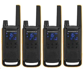 Motorola TLKR T82 Extreme QuadPack / 4X vysielačka / LCD / dosah 10km / 16 kanálov + 121 kódov