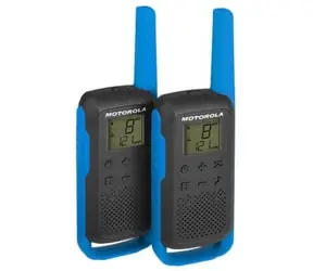 Motorola TLKR T62 modrá / 2x vysielačka / LCD / dosah 8km / 16 kanálov