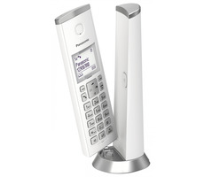 Panasonic KX-TGK210FXW biela / DECT bezdrôtový telefón / 3-riadok. displej / LED indikátor