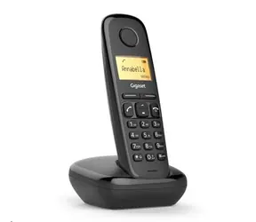 Gigaset A170 čierna / DECT bezdrôtový telefón / LCD displej