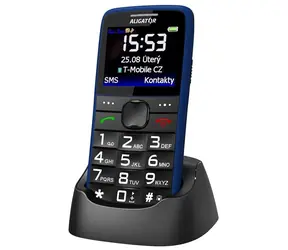 Aligator A675 Senior modrý / Distribúcia CZ / 2.2“ TFT Displej 220 x 176