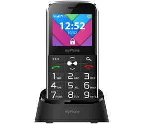 myPhone HALO C čierna / 2.2" / 0.3MP / microSD / s nabíjacím stojanom