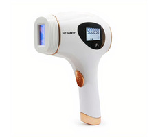 Garett Beauty Flash IPL epilátor bielo-zlatý / 5 úrovní / LCD displej / ochranné okuliare