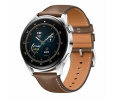 HUAWEI Watch 3 hnedá / 1.43&quot; AMOLED / Snímač tepu / Monitor spánku / GPS / BT / Vodeodolné / Android &amp; iOS