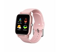 CARNEO Soniq+ ružová / Chytré hodinky / 1.22 "/ 240 x240 / IP67 / IPS / BT 