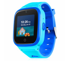 Rozbalené - Niceboy KIDS Patrol Modrá / inteligentné hodinky / 1.44&quot; / 4G/LTE / GPS / Wi-Fi / BT / LBS / IP67 / rozbalené