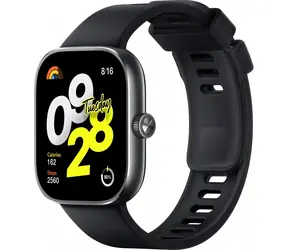 XIAOMI Redmi Watch 4 čierna / Chytré hodinky / 1.97 "AMOLED / 390x450 / 5ATM / BT 