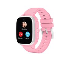 Lamax WatchY4 Play ružová / Chytré hodinky pre deti / 1.4" Displej / IP68 / Android & iOS / dopredaj