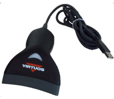 VIRTUOS HT-10 čierna / kit USB / snímač 1D čiarových kódov / emulácia (KBW) / RS-232 / USB