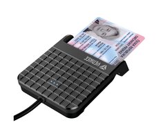YENKEE YCR 101 USB / čítačka čipových kariet / USB 2.0 / eObčanka / eBanking / čierna