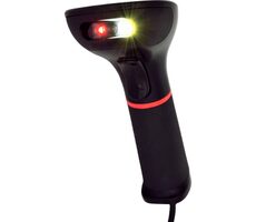 Virtuos HT-855A (EHE0004) čierna / snímač 1D & 2D čiarových kódov / emulácia RS-232 / USB / stojan